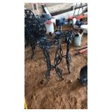 PAIR OF IRON PLANT STANDS