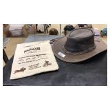 BARMAH HATS AUSTRILA MADE LEATHER HAT