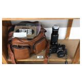 NIKON CAMERA W LENS, BAG & ACCESSORIES