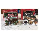 (2) DICKENS TOWNE PORCELAIN HOUSES