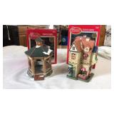 (2) DICKENS TOWNE PORCELAIN HOUSES