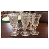 6 SHERRY GLASSES