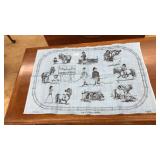 THEWELLS RIDING SCHOOL FABRIC