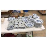 BLUE DANUBE CHINA SET