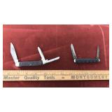 2 VINTAGE POCKET KNIVES, ONE BOKER 8313