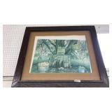 FRAMED MY CIDER BARREL PRINT BY BOB TIMBERLAKE