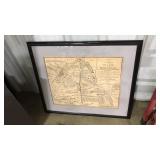 MAP OF THE BATTLE OF BULL RUN NEAR MANASSAS