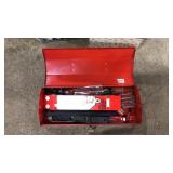 METAL TOOL BOX & CONTENTS