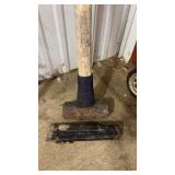 SLEDGE HAMMER W/ SPLITTING WEDGE