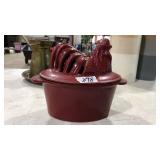 CAST IRON ROOSTER STEAMER
