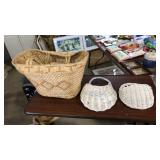LOT OF ASST DECORATIVE BASKETS