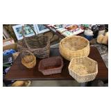 LOT OF ASST DECORATIVE BASKETS
