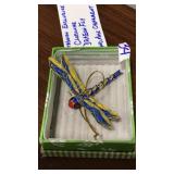 SMITHSONIAN EXCLUSIVE CLOISONNE DRAGON FLY ORNAMEN