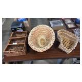 LOT OF ASST DECORATIVE BASKETS