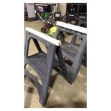 PAIR OF SAW HORSES