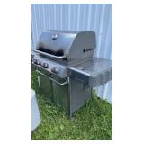 WEBER GENESIS GRILL WITH PROPANE TANK