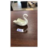 LENOX MINIATURE SWAN RING DISH