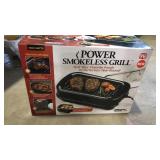 POWER SMOKELESS GRILL IN ORIG BOX