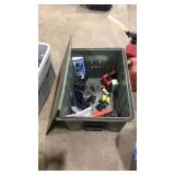 HARD TUB W/ LID W/ ASST TOOLS