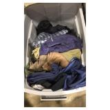 TOTE OF ASST MILITARY CLOTHES & ETC