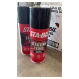 3 CANS OF STARTING FLUID