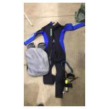 DIVING ACCESSORIES, FINS & WET SUIT DACOR