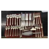 J.S. CO STERLING FLATWARE SET