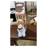 BYERS CHOICE CAROLER GIRL BAKING COOKIES