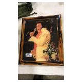 LACQUERED ELVIS CLOCK
