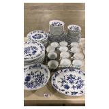 BLUE DANUBE CHINA SET