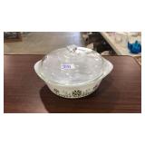 GLASSBAKE 2 QT CASSEROLE DISH W/ LID