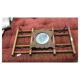 DECORATIVE WOODEN WALL MIRROR