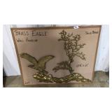 BRASS EAGLE WALL HANGING