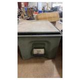 HARD TUB W. LID & CONTENTS