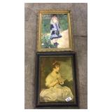 2 FRAMED VICTORIAN PRINTS