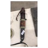 VINTAGE ROMANIAM AKM BAYONET W. SHEATH