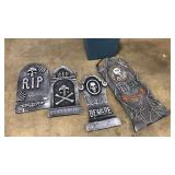 ASST HALLOWEEN TOMBSTONE YARD DECOR