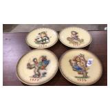 1976, 86, 87, 73MJ HUMMEL GOEBEL COLLECTOR PLATES