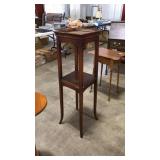 41' WOOD 2 TIER PLANT STAND