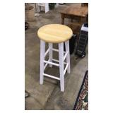 WOOD KITCHEN STOOL