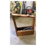 VINTAGE HANDMADE WOODEN SHOESHINE BOX