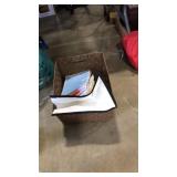 DECORATIVE STORAGE BIN W CONTENTS
