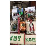 LOT OF ASST CHRISTMAS DECOR