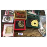 LOT OF ASST CHRISTMAS ORNAMENTS