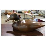 WOOD CARVED DUCK DECOY