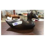 VINTAGE WOOD CARVED DUCK DECOY