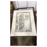 VINTAGE ASIAN ETCHING / PRINT