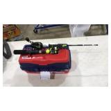 COLLAPSIBLE FISHING ROD & TACKLE BOX W/CONTENTS