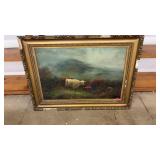 19TH CENTURY EUROPEAN OIL ON CANVAS SIGNED