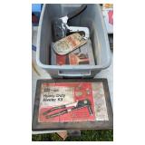 STAPLER WITH STAPLES & RIVETER KIT